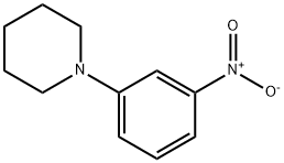 1-(3-硝基苯基)哌啶 结构式