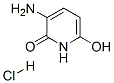 3-amino-6-hydroxy-2-pyridone hydrochloride 结构式