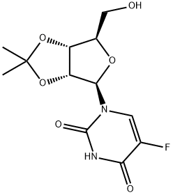 5-fluoro-1-[(2R,4R)-4-(hydroxymethyl)-7,7-dimethyl-3,6,8-trioxabicyclo[3.3.0]oct-2-yl]pyrimidine-2,4-dione 结构式