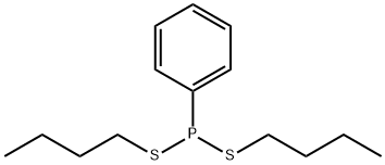 Phenylphosphonodithious acid dibutyl ester 结构式