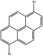 1,6-二溴芘 结构式