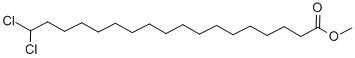 二氯十八烷酸甲酯(异构体的混合物) 结构式