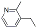 3 - 乙基-2 - 甲基吡啶 结构式