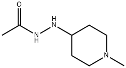 N'-(N-methyl-4-piperidyl)acetohydrazide  结构式