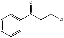 (2-氯乙烷亚磺酰基)苯 结构式