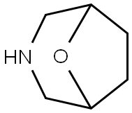 8-氧-3-氮杂二环[3.2.1]辛烷盐酸盐 结构式