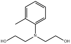N,N-二羟乙基-邻甲基苯胺 结构式