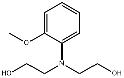 2-[2-hydroxyethyl-(2-methoxyphenyl)amino]ethanol 结构式