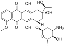 柔红霉素 结构式