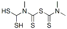 1-(dimethylthiocarbamoylsulfanyldisulfanyl)-N,N-dimethyl-methanethioam ide 结构式