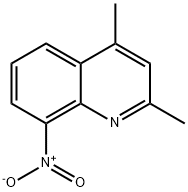 8-Nitro-2,4-dimethylquinoline 结构式