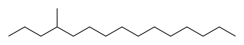 4-methylpentadecane 结构式