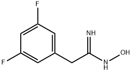 BENZENEETHANIMIDAMIDE,3,5-DIFLUORO-N-HYDROXY- 结构式