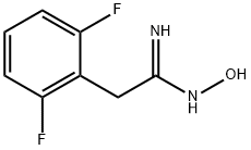 2-(2,6-DIFLUORO-PHENYL)-N-HYDROXY-ACETAMIDINE 结构式