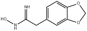 1,3-BENZODIOXOLE-5-ETHANIMIDAMIDE, N-HYDROXY- 结构式