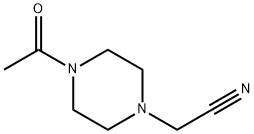 1-Piperazineacetonitrile, 4-acetyl- (9CI) 结构式