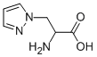 2-氨基-3-(1-吡唑基)丙酸 结构式