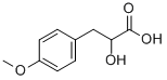 2-羟基-3-(4-甲氧基苯基)丙酸 结构式