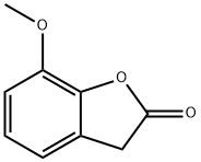 2(3H)-Benzofuranone,  7-methoxy- 结构式