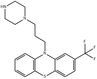 N-Desmethyl Trifluoperazine Dihydrochloride 结构式