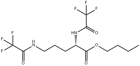 N2,N5-Bis(trifluoroacetyl)-L-ornithine butyl ester 结构式
