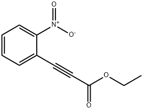 (2-NITRO-PHENYL)-PROPYNOIC ACID ETHYL ESTER 结构式