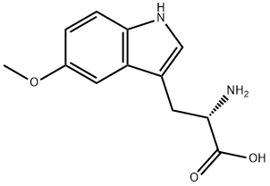 DL-5-甲氧基色氨酸 结构式