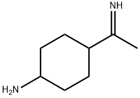 Cyclohexanamine, 4-(1-iminoethyl)- (9CI) 结构式