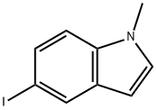 5-碘-1-甲基-1H-吲哚 结构式