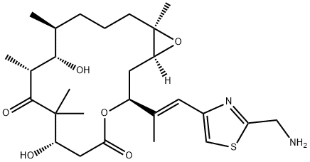 21-氨基埃坡霉素 B 结构式