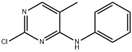 (2-CHLORO-5-METHYL-PYRIMIDIN-4-YL)-PHENYL-AMINE 结构式