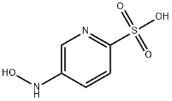 2-Pyridinesulfonic acid, 5-(hydroxyamino)- 结构式