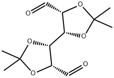 L-manno-Hexodialdose, 2,3:4,5-bis-O-(1-methylethylidene)- 结构式