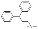 N-甲基-3,3-二苯基丙胺 结构式