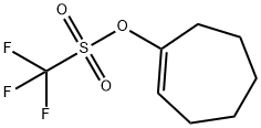 环庚-1-烯-1-基三氟甲磺酸酯 结构式