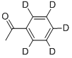 苯乙酮-2,3,4,5,6-d5 结构式