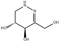 4,5-Pyridazinediol,1,4,5,6-tetrahydro-3-(hydroxymethyl)-,(4R,5R)-(9CI) 结构式