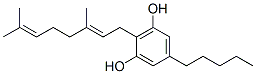 2-(3,7-Dimethyl-2,6-octadienyl)-5-pentyl-1,3-benzenediol 结构式