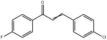 4-氯-4`-氟查尔酮 结构式