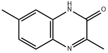 2(1H)-Quinoxalinone,  3,7-dimethyl- 结构式