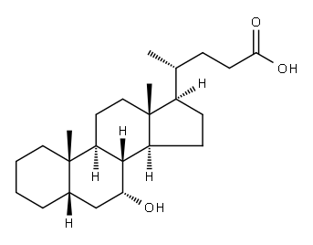 熊去氧胆酸杂质3 结构式