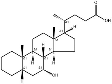 熊去氧胆酸杂质3 结构式