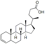 chol-3-en-24-oic acid 结构式