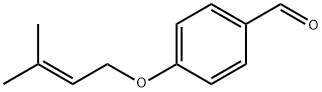 4'-(3-甲基-2-丁烯氧基)苯甲醛 结构式