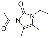 2H-Imidazol-2-one,  1-acetyl-3-ethyl-1,3-dihydro-4,5-dimethyl- 结构式