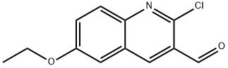 2-氯-6-(乙氧基)喹啉-3-甲醛 结构式