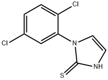 1-(2,5-DICHLOROPHENYL)-1H-IMIDAZOLE-2-THIOL 结构式