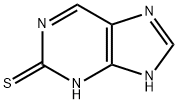 2-巯(基)嘌呤 结构式