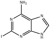 2-碘-6-氨基嘌呤 结构式
