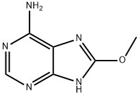 8-甲氧基-5H-嘌呤-6-胺 结构式
